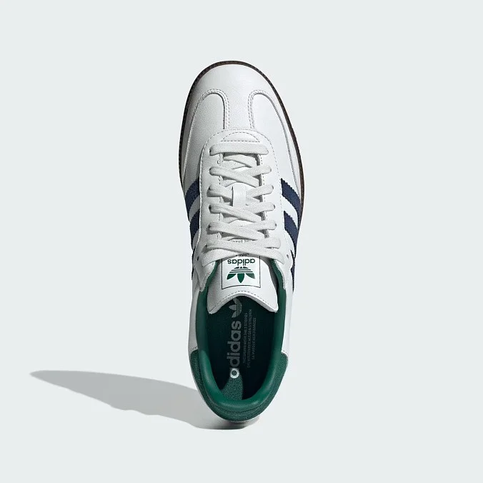 Кроссовки adidas Originals Samba OG White/Collegiate Green/Active Green